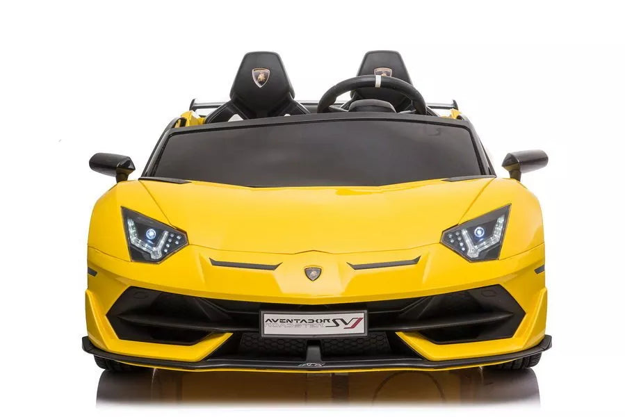 Vaikiškas elektromobilis Lamborghini Aventador, geltonas