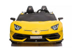 Vaikiškas elektromobilis Lamborghini Aventador, geltonas