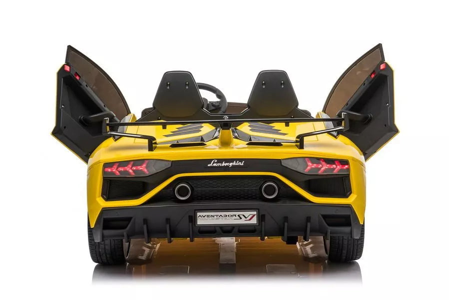 Vaikiškas elektromobilis Lamborghini Aventador, geltonas