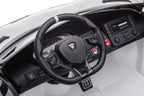 Vaikiškas elektromobilis Lamborghini Aventador, geltonas