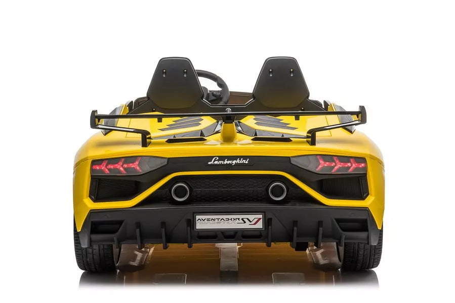 Vaikiškas elektromobilis Lamborghini Aventador, geltonas