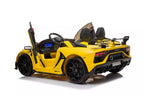 Vaikiškas elektromobilis Lamborghini Aventador, geltonas