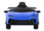 Vaikiškas elektromobilis Lamborghini Huracan, 12 V, 3-6 km/h, mėlynas