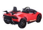Vaikiškas elektromobilis Lamborghini Huracan, 12 V, 3 greičiai, raudonas