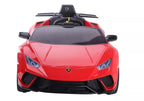 Vaikiškas elektromobilis Lamborghini Huracan, 12 V, 3 greičiai, raudonas