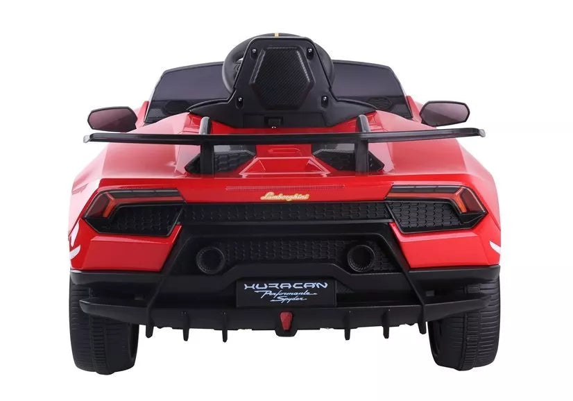 Vaikiškas elektromobilis Lamborghini Huracan, 12 V, 3 greičiai, raudonas