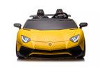 Vaikiškas elektromobilis Lamborghini XXL, 24 V, 200 W, 6–12 km/h, geltonas