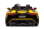 Vaikiškas elektromobilis Lamborghini XXL, 24 V, 200 W, 6–12 km/h, geltonas