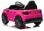 Vaikiškas elektromobilis Land Rover Discovery, 12 V, su LED žibintais, rožinis