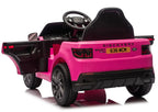 Vaikiškas elektromobilis Land Rover Discovery, 12 V, su LED žibintais, rožinis