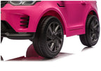 Vaikiškas elektromobilis Land Rover Discovery, 12 V, su LED žibintais, rožinis