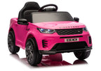Vaikiškas elektromobilis Land Rover Discovery, 12 V, su LED žibintais, rožinis