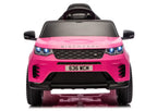 Vaikiškas elektromobilis Land Rover Discovery, 12 V, su LED žibintais, rožinis