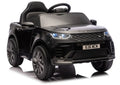Vaikiškas elektromobilis Land Rover Discovery Sport, 12 V, 2x45W, su eko-odos sėdyne ir EVA ratais, juodas