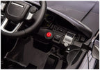 Vaikiškas elektromobilis Land Rover Discovery Sport, 12 V, 2x45W, su eko-odos sėdyne ir EVA ratais, juodas