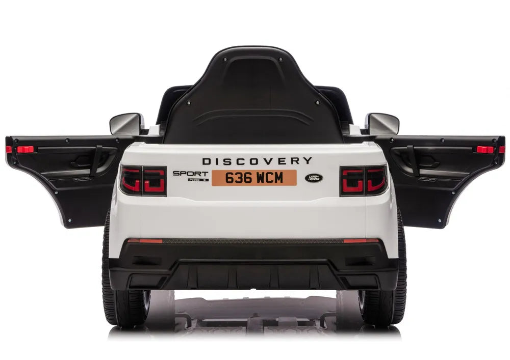 Vaikiškas elektromobilis Land Rover Discovery Sport, 12V, baltas