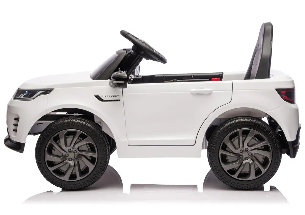 Vaikiškas elektromobilis Land Rover Discovery Sport, 12V, baltas