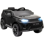 Vaikiškas elektromobilis Land Rover Discovery Sport 12V su nuotolinio valdymo pulteliu, 3–6 metų vaikams, juodas