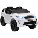Vaikiškas elektromobilis Land Rover Discovery Sport, 3–6 metų vaikams, baltas