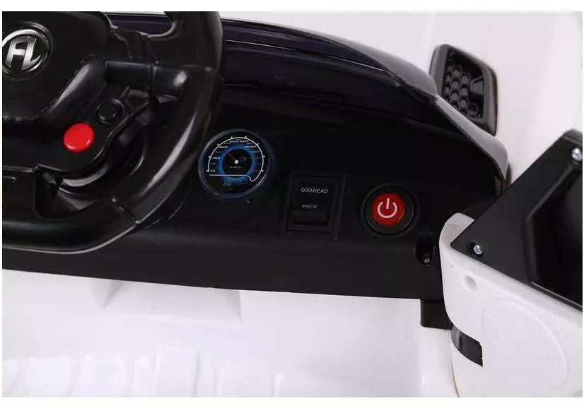 Vaikiškas elektromobilis Land Rover Range Rover Sport, 12 V, 2 pavaros, baltas