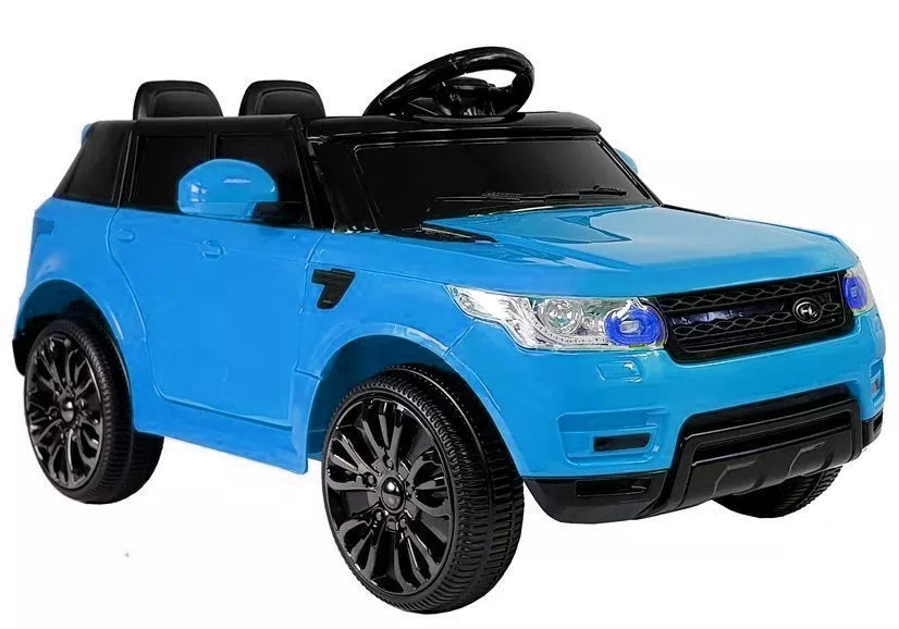 Vaikiškas elektromobilis Land Rover Range Rover Sport, 12 V, 3-6 km/h, mėlynas
