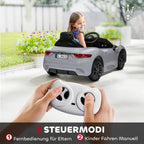 Vaikiškas elektromobilis Maserati Gran Turismo, 3–5 metų vaikams, pilkas