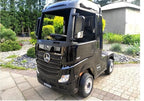 Vaikiškas elektromobilis Mercedes Actros, 12 V, juodas