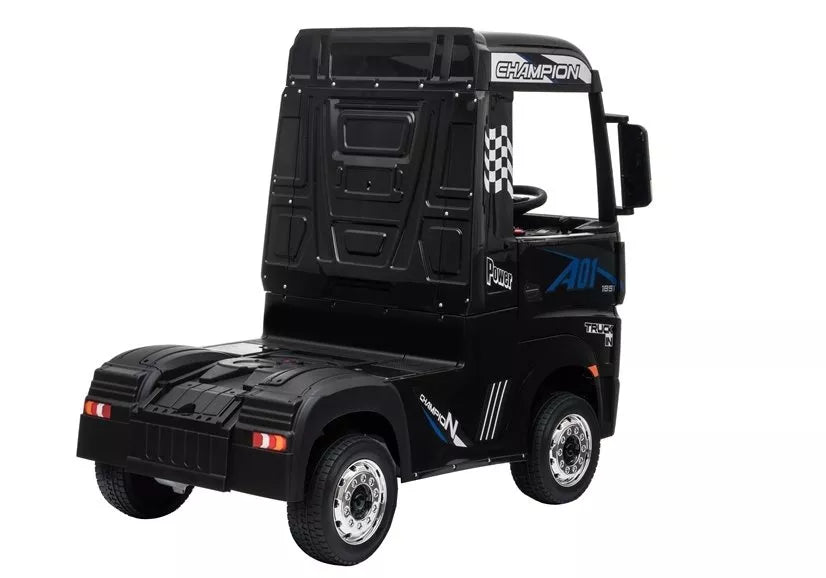 Vaikiškas elektromobilis Mercedes Actros, 12 V, juodas