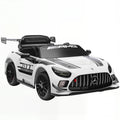 Vaikiškas elektromobilis Mercedes-AMG, 12V, 3–8 metų vaikams, baltas