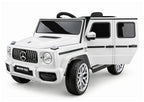 Vaikiškas elektromobilis Mercedes-AMG G63, 12 V, 2 greičiai, baltas