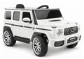 Vaikiškas elektromobilis Mercedes-AMG G63, 12 V, 2 greičiai, baltas