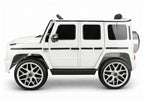 Vaikiškas elektromobilis Mercedes-AMG G63, 12 V, 2 greičiai, baltas