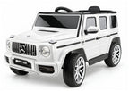 Vaikiškas elektromobilis Mercedes-AMG G63, 12 V, 2 greičiai, baltas