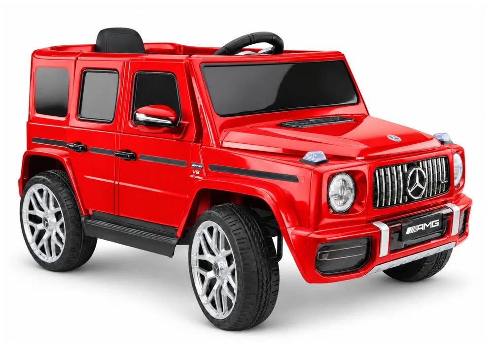 Vaikiškas elektromobilis Mercedes-AMG G63, 12 V, 2 pavaros, raudonas