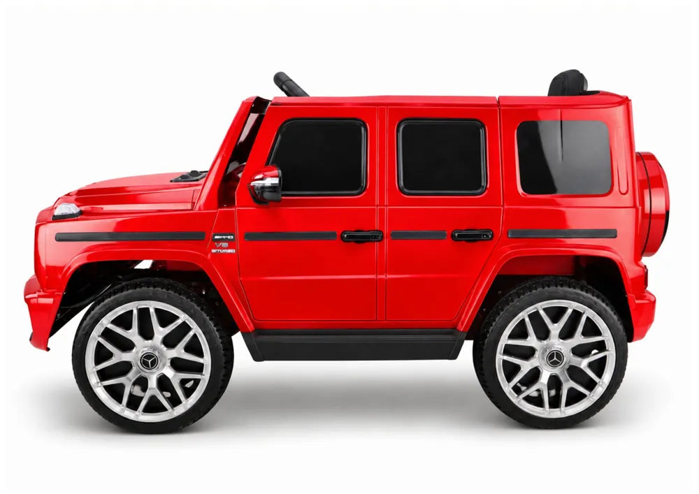Vaikiškas elektromobilis Mercedes-AMG G63, 12 V, 2 pavaros, raudonas