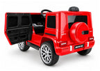 Vaikiškas elektromobilis Mercedes-AMG G63, 12 V, 2 pavaros, raudonas
