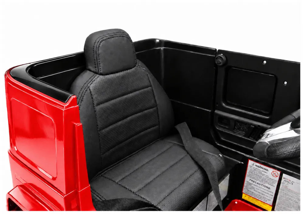 Vaikiškas elektromobilis Mercedes-AMG G63, 12 V, 2 pavaros, raudonas