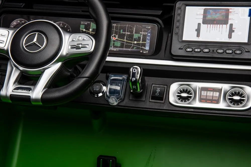 Vaikiškas elektromobilis Mercedes-AMG G63, 24 V, 4x200W, baltas