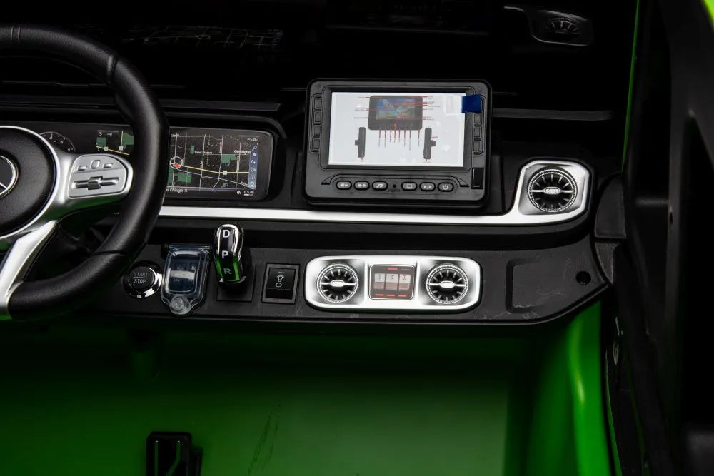 Vaikiškas elektromobilis Mercedes-AMG G63, 24 V, 4x200W, baltas