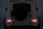 Vaikiškas elektromobilis Mercedes-AMG G63, 24 V, 4x200W, su minkšta sėdyne ir EVA ratais, baltas
