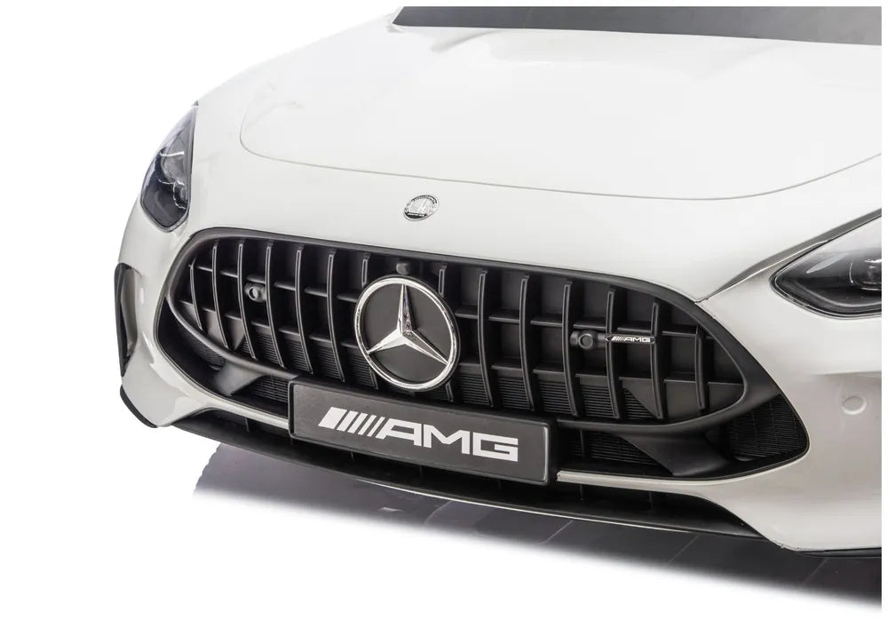 Vaikiškas elektromobilis Mercedes-AMG GT63, 24 V, 2 sėdimos vietos, baltas