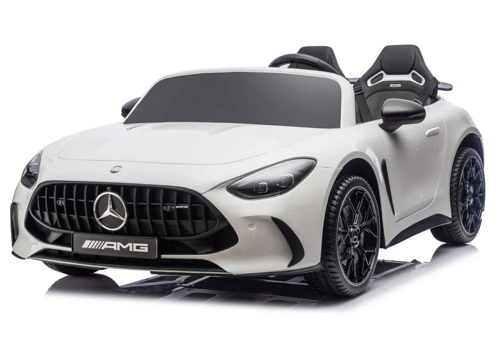 Vaikiškas elektromobilis Mercedes-AMG GT63, 24 V, 2 sėdimos vietos, baltas