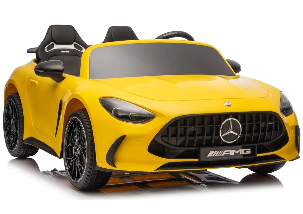 Vaikiškas elektromobilis Mercedes-AMG GT63, 24 V, geltonas