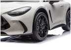 Vaikiškas elektromobilis Mercedes-AMG GT63, 24 V, odinė sėdynė, EVA ratai, baltas