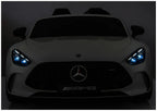 Vaikiškas elektromobilis Mercedes-AMG GT63, 24 V, odinė sėdynė, EVA ratai, baltas