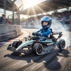 Vaikiškas elektromobilis Mercedes-AMG PETRONAS F1 Go-Kart, 12 V, su ličio baterija
