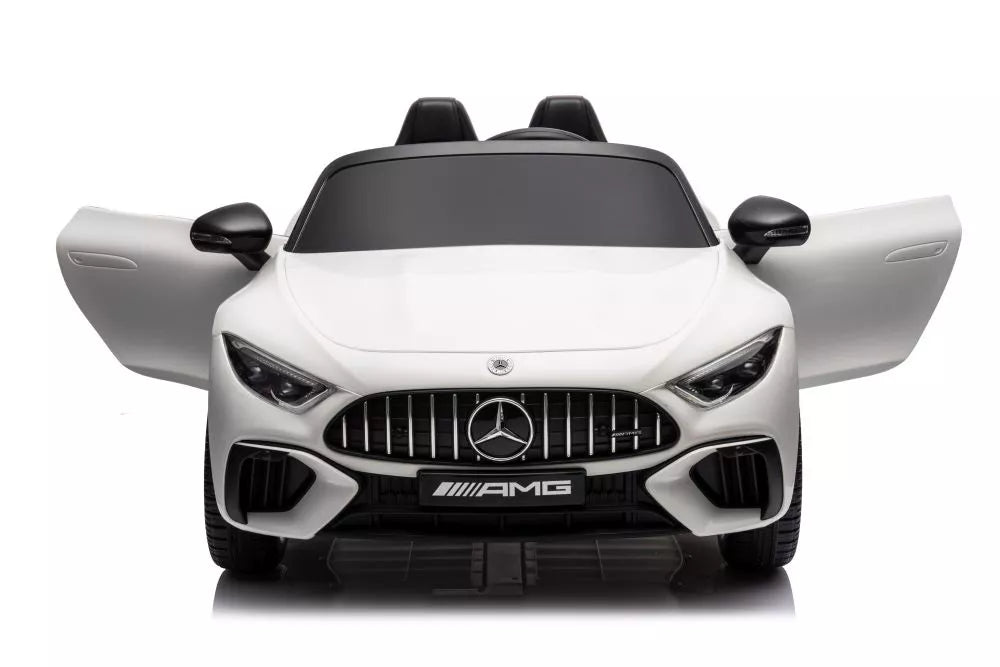 Vaikiškas elektromobilis Mercedes AMG SL63, 24 V, 2 × 200 W, baltas