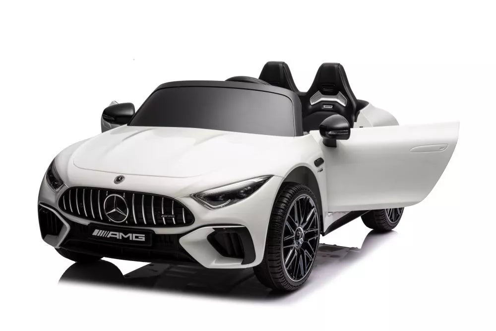 Vaikiškas elektromobilis Mercedes AMG SL63, 24 V, 2 × 200 W, baltas