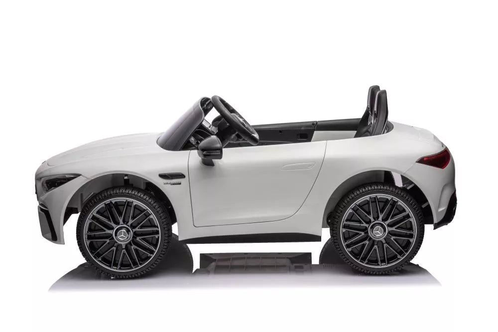 Vaikiškas elektromobilis Mercedes AMG SL63, 24 V, 2 × 200 W, baltas
