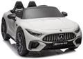 Vaikiškas elektromobilis Mercedes AMG SL63, 24 V, 2 × 200 W, baltas